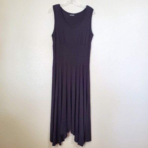 Softwear By Mark Singer Dresses & Skirts - Softwear Mark Singer Asymmetric Flowy Dress Sleeveless Midi Tank Dress